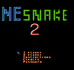 Nesnake 2 (Homebrew) — Title screen